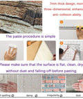 Peel and Stick 3D Faux Brick Wall Panels, Self Adhesive Foam Wallpaper installation process and surface preparation tips.