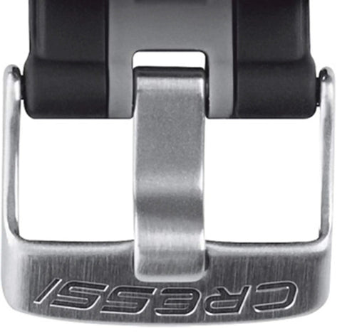 Close-up of black Big Screen Dive Computer Replacement Watchband Dope Rubber Strap for Donatello Giotto Leonardo Michelangelo