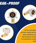 Ten Piece PEX Fittings Kit One Half Inch Female NPT Swivel Adapters, Ninety Degree Elbows, Barbed Crimp, Lead Free Brass, ASTM F1807 And NSF Certified, Leak-Proof Design For PEX Tubing leak-proof brass elbow and swivel fittings