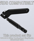 2Pc Stainless Steel Inner Shifter Lever Shaft Kit For Harley Touring 1984 2016 Road King Electra Glide Street Glide Ultra Limited Black Built To Last And Ready For Any Ride Replacement For 33709 82A And 33718 82B, black anodized shaft and lever