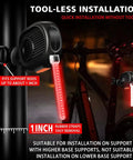 Bike Tail Light For Night Rides USB Rechargeable Waterproof Red LED Safety Light on seat post with tool-less installation