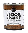 Can of English Oak Wood Grain Finish Coat For Garage Doors, Step 2 Pint, Water Based Acrylic, Low Odor, Low VOCs, Dries In About 3 Hours