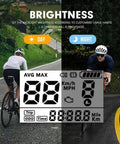 Electric Bike LCD Display For Mid Drive Ebike Kits, showing day and night backlight brightness settings.