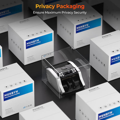 Fast Cash Counter With Value Count And UV MG IR MT Counterfeit Detection, 1000 Bills Per Minute, in packaging, LED display