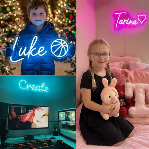 Custom Neon Sign For Wall Decor And Parties Personalize Your Name Logo Text Or Emoji In Your Favorite Font And Color A Totally Dope Gift