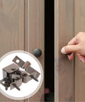 Installing cabinet with 20 Pack Double Roller Cabinet Catches Heavy Duty Cold Rolled Steel Latches for Closet Doors