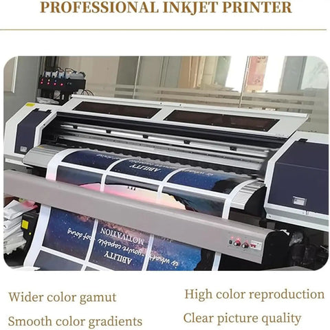Professional inkjet printer producing Dope Famous Painting Art Print, vivid colors, smooth gradients, and high color reproduction.