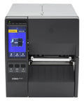 Slick ZT231 Upgraded Thermal Transfer Industrial Printer For Business Labeling displaying a color touchscreen and control buttons.