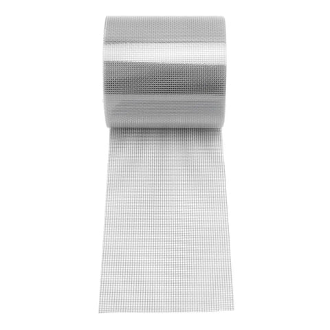 Self Adhesive Window Screen Repair Tape 80mm By 9.15m Fiberglass Mesh Patch, gray roll for repairs on mesh surfaces