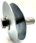 Built Tough Stainless Steel Angle Grinder Buff Extender Kit With 5/8-11 Threads, showing polished stainless flanges and extender.