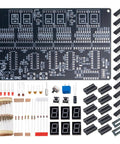 6 Digit DIY Digital Clock Kit For Soldering Practice, DC 4.5V To 5.5V Circuit Board, No Microcontroller components visible