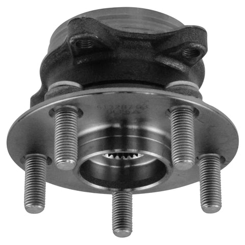Front Driver Or Passenger Side Wheel Bearing And Hub Assembly Direct Fit Replacement For 2011 2017 Lexus CT200h 2010 2015 Toyota Prius 2012 2015 Prius Plug In Drop In Ready DIY Friendly close-up view showing bolt circle and mounting studs