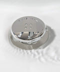 Chrome Tub Drain Hair Catcher 2 Pack For 1.5 To 1.75 Inch Tub And Shower Drains Quick Install Clog Shield That Traps Hair Without Slowing