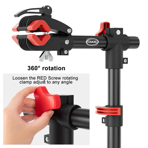 Bench Mount Bike Repair Stand For Home Shop And Mechanics, Pro Grade E Bike And Mountain Road Bike Work Stand Rack with 360 degree clamp