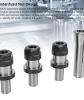 Heavy Duty Collet Chuck Set With 3/4 In Spring Collet And Sturdy Alloy Steel Build for versatile tool use in milling and engraving.