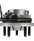 Front Wheel Hub Bearing Assembly With ABS For Ford Explorer 2006 To 2010, Explorer Sport Trac 2007 To 2010, And Mercury Mountaineer 2006 To 2010, 5 Lug Wheel Hub Replacement Unit With OE 515078 Fit Built To Last And Ready To Install, side view