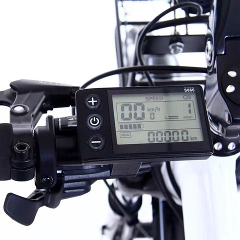 Electric Bicycle LCD Display Meter 24V 36V 48V Wireless Control Panel All In One Speedometer Odometer For Ebike And Electric Scooter Fits 22.2mm Handlebars DIY Friendly Modification Kit
