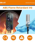 STC1000 Temperature And Humidity Controller No WiFi Thermostat with digital display and sensor, flame-retardant design