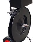 Heavy Duty Strapping Dispenser And Cart For Poly And Steel Strapping, Oscillated Wound, 10 Inch Tires, Fits 16 By 6 Cores, EP 3200, Made In USA