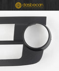 AC control panel center dash vent trim, front view, for Honda CR-V (2007-2011), black circular air outlet bezel.