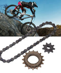 Beefy Mountain Bike Chain Kit With 16 Tooth Sprocket 9 Tooth Gear And 38 Link Chain For Simple Bike Modifications And Conversions