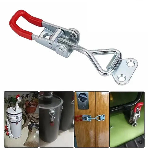 Six Pack Toggle Latch Catch Set With Adjustable Clamp For Cabinets And Boxes Self Locking Linkage Delivers Steady Clamping