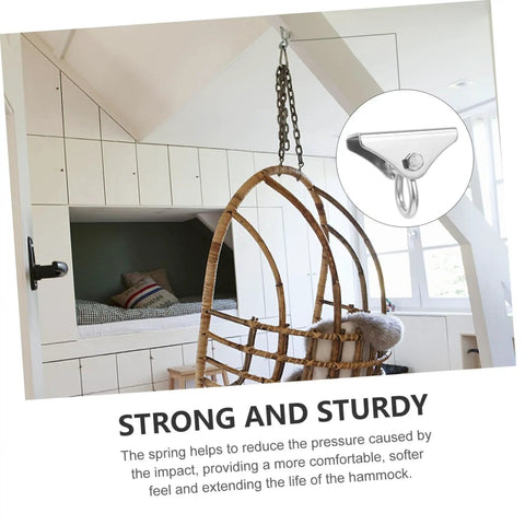 Heavy Duty Swivel Ceiling Hook For Hanging Chairs And Hammocks With Tough Steel Swing Mount And Drop Ceiling Anchor Real Deal Space Saver For Your Home Gym Or Patio
