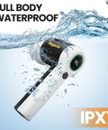 Electric Spin Scrubber Heavy Duty for Bathroom and Shower Cleaning Dual Speed 350 RPM with Six Replaceable Brush Heads and Adjustable Handle for Deep Cleaning Grout and Tiles, IPX7 waterproof
