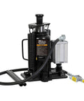 Beefy 20 Ton Pneumatic Air Hydraulic Bottle Jack With Manual Pump For Trucks And Heavy Machinery Built Tough Black