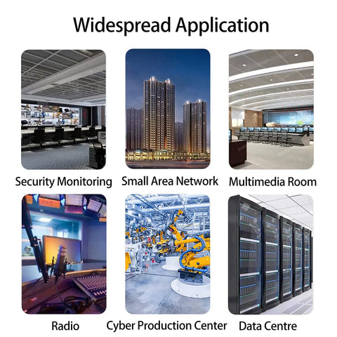 Widespread application for Six Port Wall Mount Fiber Enclosure Kit With Spool For Singlemode OS1 Includes One Meter Twelve Strand UPC Pigtail And Six Port Duplex LGX Panel Rugged Pro Grade Build For Data Centers And Telecom Setups.