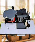 Portable Edge Bander For DIY Woodworking On The Go With Double Sided Glue And PVC Edge Banding Capabilities on table