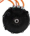 Beast 10KW Mid Drive Electric Bike Motor PMSM With Hall Sensor IP67 5000RPM 93 Percent Efficiency rugged round motor top view