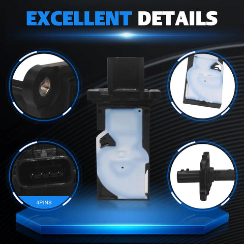 Detailed view of Mass Air Flow MAF Meter Sensor Replacement for Nissan Altima Frontier Juke Kicks Maxima 2014 to 2024