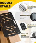Heavy Duty Post Mount Mailbox Bracket For 4x4 Wood Or Hollow Posts Tough As Nails Built To Last Easy Install Mounting Plate