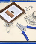 Premium Miter Spring Clamps Kit With 20 Heavy Duty Clamps And Spring Loaded Pliers For DIY Woodworking Proven Grip On Picture Frames And Trim Moldings, photo of frame clamps