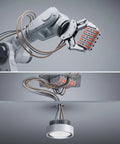 Huge 50 Piece Pack Of Lever Wire Connectors With Push In Tech For Super Easy Tool Free Hook Ups And Fast One to Inline Splicing On Wires From 28 To 12 Awg That Are Totally Reusable Durable Orange And Gray Colors Galore, orange-gray 50 pack, 40x8.5x14mm, for ceiling light wiring
