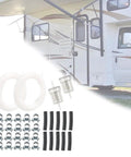 Get Your Car Cozy With This Slick 2 Set Fuels Heater Line Kit Featuring Premium Hose And Secure Clips For Winter Camping And Extended Parked Drives In Cold Regions, RV heater line kit with hoses, clamps, and filters