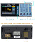 Back and front view of Workhorse Bench Digital Multimeter With 55000 Counts, showing display and input terminals.