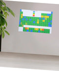 Laminated Periodic Table Poster For Classrooms And Home Study A Handy Chemistry Reference Chart On Wall In Home Interior