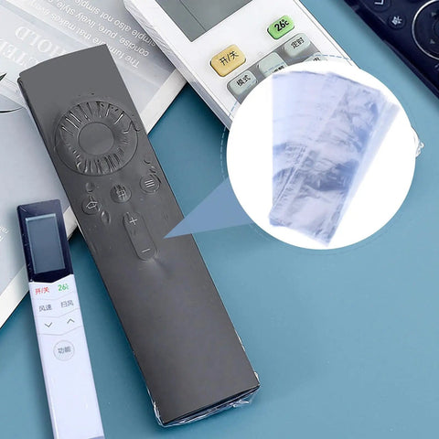 100Pcs PVC Heat Shrink Wrap Bags For Bottles And Medicine Easy To Use Sealing Film That Keeps Products Fresher Clear Plastic Shrink Wrap For Packaging And Shipping Great For Bulk Bottling DIY Craft And Makeup Storage on remote boxes