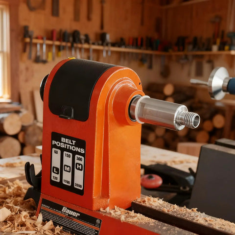 Wood Lathe Spindle Extenders One And One Quarter Inch Eight TPI Adds Three Inches Of Reach For Your Chuck Or Faceplate With Locking