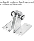 Air Cylinder Rod Clevis 2 Pack Mounting Bracket Rear Pivot For Pneumatic Systems 73 By 52 Mm Two Point Nine By 2 Inch Industrial Grade Beefy Durable Low Carbon Steel Silver Heavy Duty Mounting Hardware, low-carbon steel clevis with pin