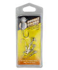 1/32 Oz Nickel Plated Jig Heads 5 Pack For Crappie Fishing Size 3 Hook Light Wire Extra Sharp Point Black Nickel Finish Durable