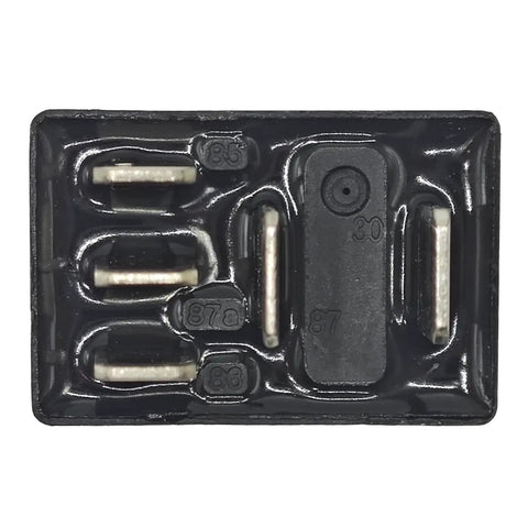 NVFMCS20DC12V1.5aR Pack Of 2 12V DC 25A 5 Pin Automotive Power Relay, black plastic with metal terminals