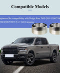 Dodge Ram 4 Pack Intermediate Steering Shaft Bushings for 2003 to 2019 models, shown with a truck and bushings