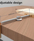 Heavy Duty Woodworking Bench Dog Clamp for Rock Solid Workholding metal desktop clip with adjustable grooved design on workbench