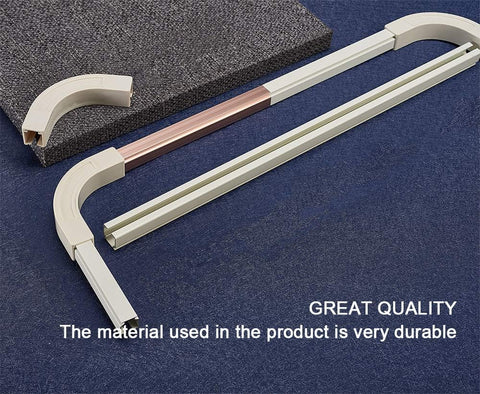 Heavy Duty Aluminum Ceiling Track System For Curtains With Hooks And Corner Connectors Set Of 2 9 To 12 Ft Track Set Top Brackets White Ideal For Room Dividers In Commercial Settings Such As Schools Clinics Hospitals Resorts With Smooth Quiet Operation