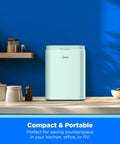 Heavy Hitter Countertop Bullet Ice Maker Cranks Out Twenty Six Pounds Daily with compact design for kitchens or RVs.