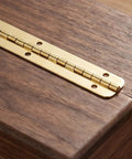Pro Grade Heavy Duty 8 Pack Golden Iron Piano Hinges For Jewelry Boxes And Storage Cabinets with pre drilled holes