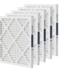 Pre-Filter Replacement Pack For Air Scrubbers 16x16x0.79 Inches With Easy Install Shield Guard Against Small Dust Particles For Industrial Use Compatible With Mounto AF500 Drieaz HEPA 500 BlueDri AS550 5 Pack image showing five pleated filters
